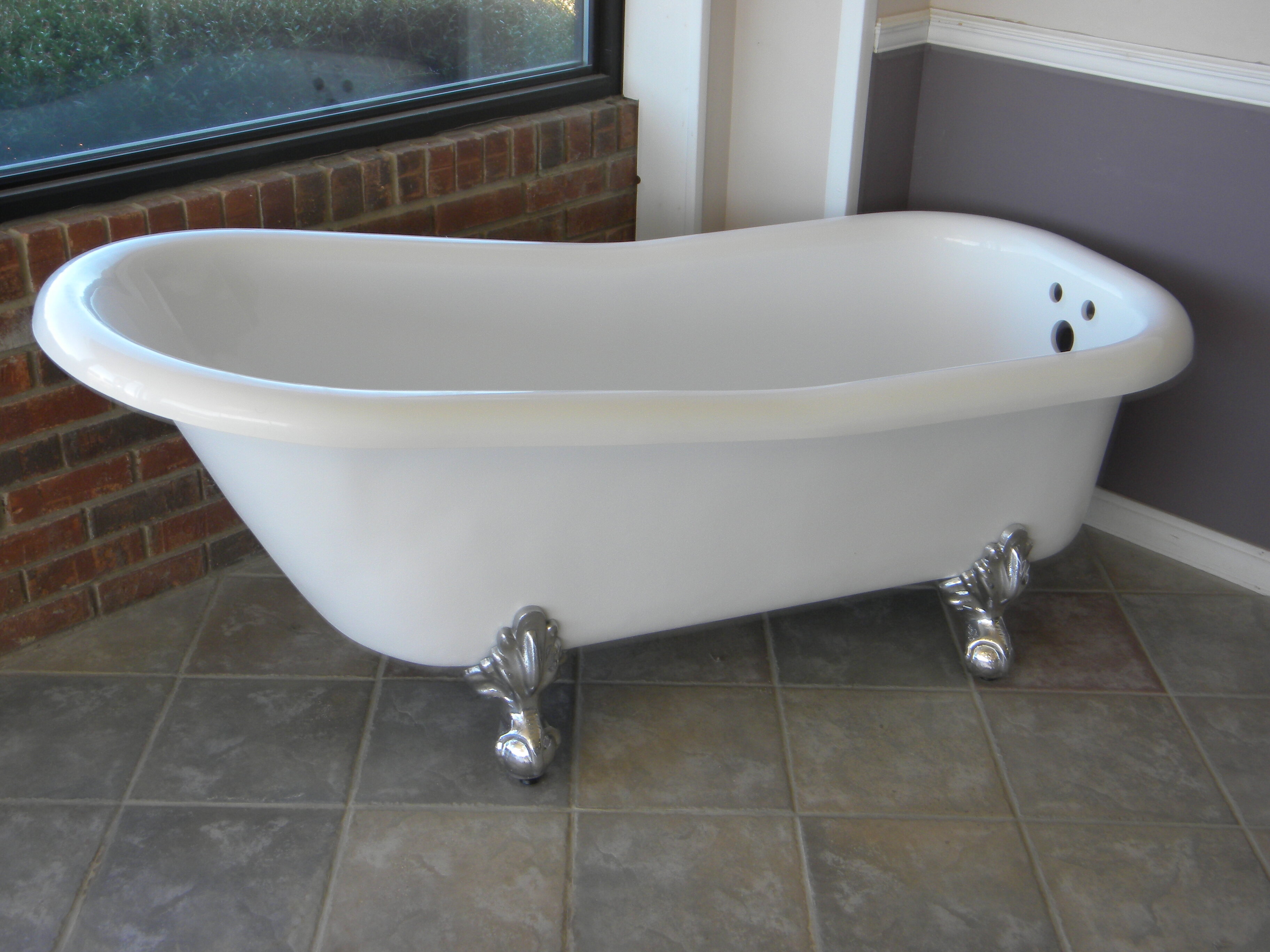 60 clawfoot bathtub