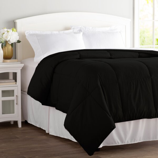 White Comforter Black Trim Wayfair