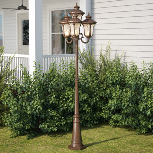 Best Gurnee Outdoor 4-Light 93 Metal Post Light By Three Posts Outdoor Lighting Gurnee Outdoor 4-Light 93 Metal Post Light By Three Posts Outdoor Lighting