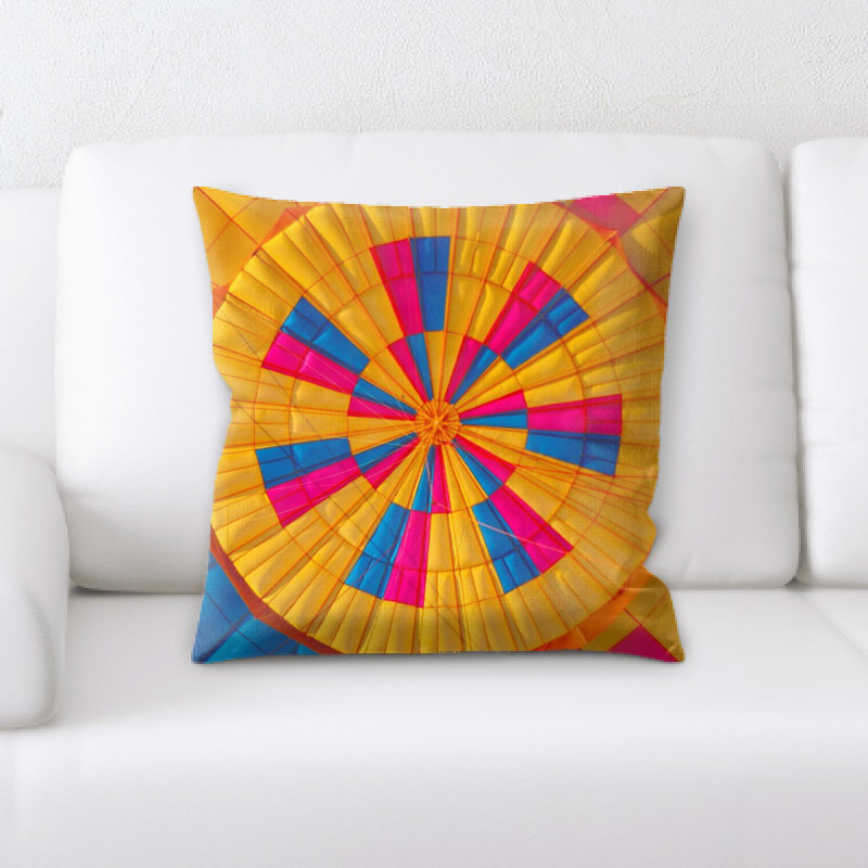 East Urban Home Sharp Colors Throw Pillow Wayfair