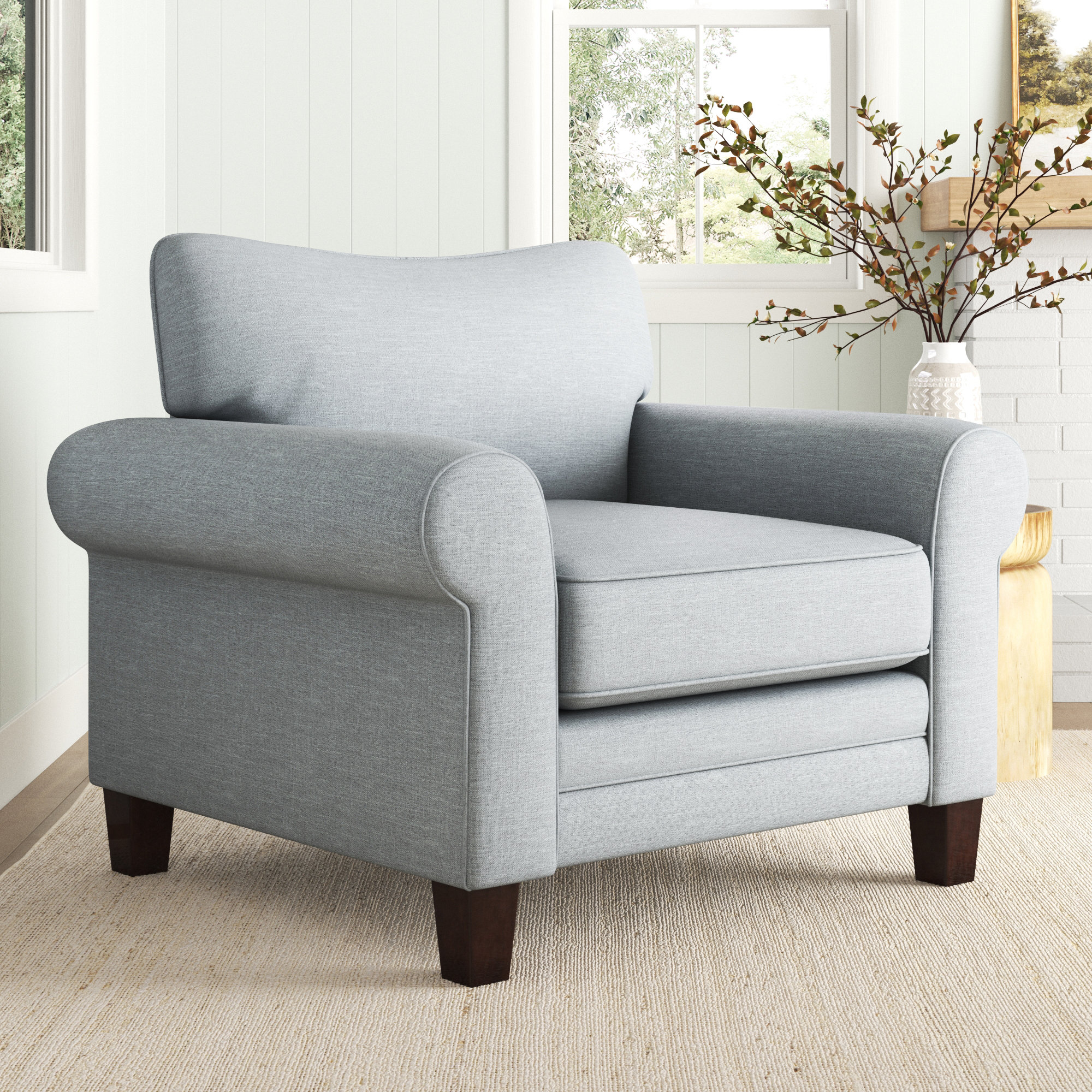 Sand & Stable Albertine Upholstered Armchair & Reviews | Wayfair