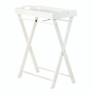 Antique White Tv Trays Wayfair Deena Folding Tray Table