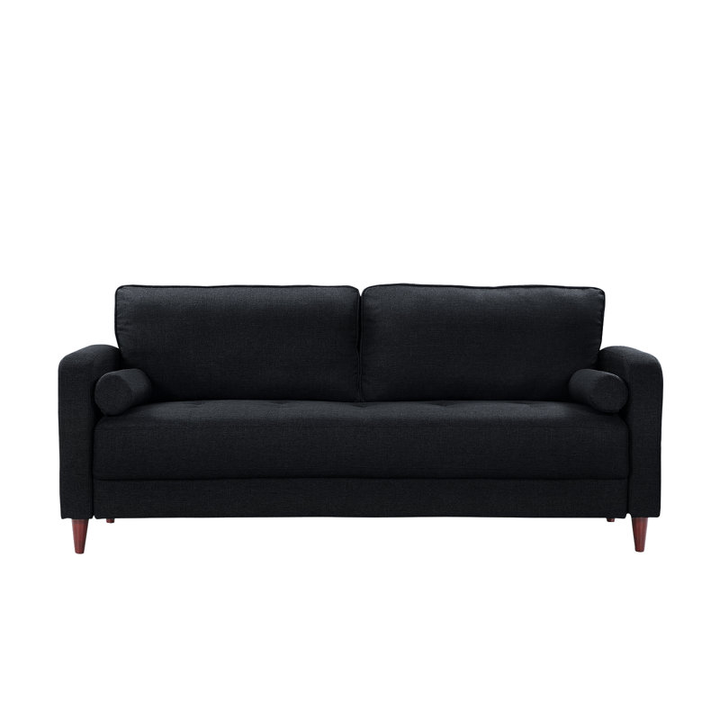 Madison Home Usa Mid Century Modern Linen Fabric Living Room Sofa Mid Century Modern Linen Fabric Living Room Sofa