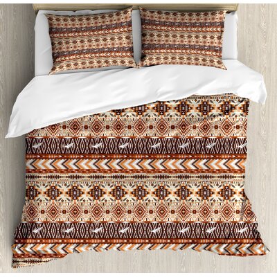 East Urban Home Ambesonne Colourful Duvet Cover Set Native