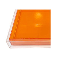 Resin Tray Orange Holder Jewelry Accessories Bedroom Display Set Vanity Tray Orange Tray Serving Tray Orange Deer