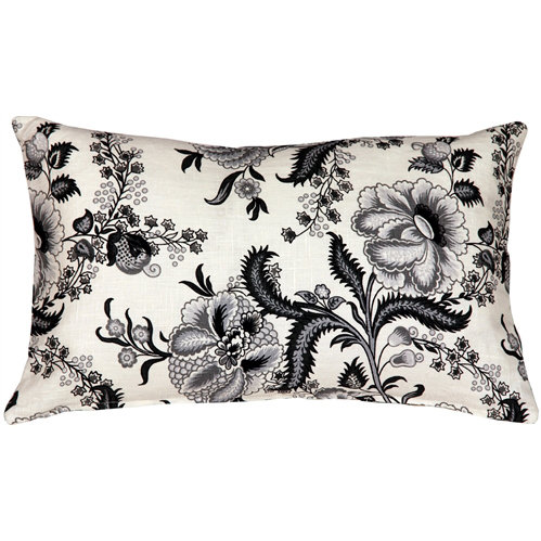 Red Barrel Studio Chidley Floral Print Linen Throw Pillow Reviews Wayfair