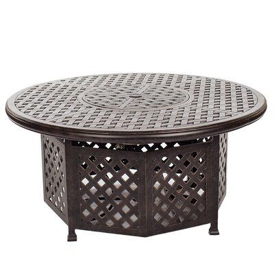 Lehmann Aluminum Propane Fire Pit Table Three Posts