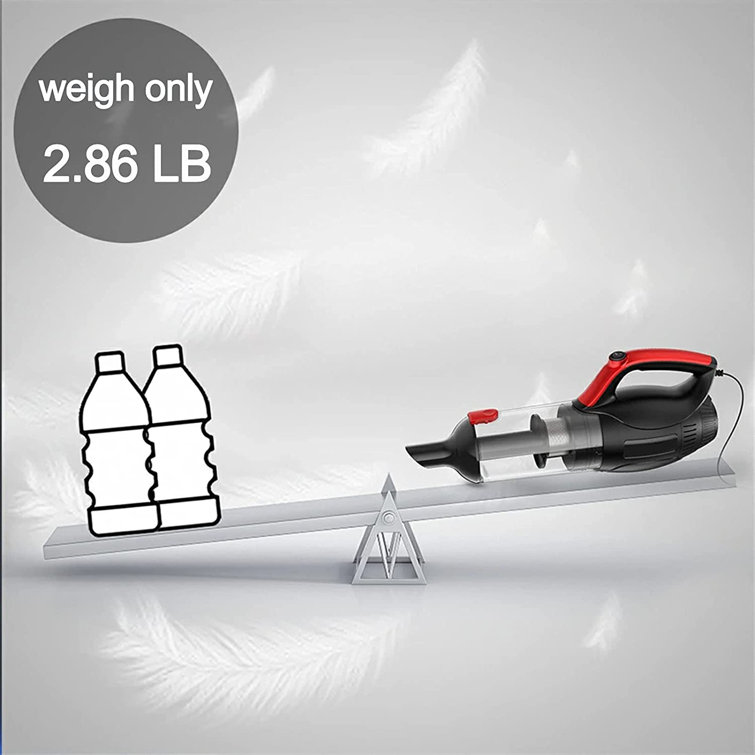 with 0.5L Large Capacity Dust Cup Handheld Vacuum 16Kpa Hand Vacuum Corded Household and Car Hand Vacuum 500W High Power Suction Hand Held Vacuum Cleaner with 0.5L Large Capacity Dust Cup Handheld Vacuum 16Kpa Hand Vacuum Corded Household and Car Hand Vacuum 500W High Power Suction Hand Held Vacuum Cleaner