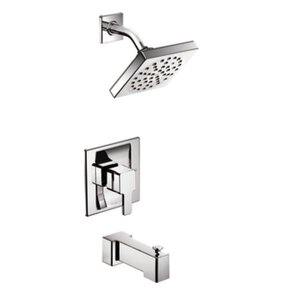 90 Degree Posi Temp Tub and Shower Faucet Trim with Lever Handle
