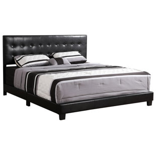 Go to store & view more images Stevie Upholstered Panel Bed by Wrought Studio