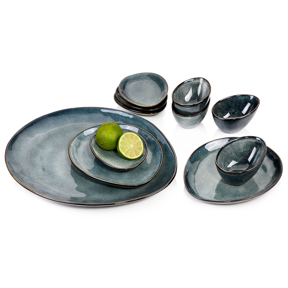 Sänger SÄNGER Kombiservice Darwin, (11 tlg., Servierplatten Darwin aus Porzellan 11 teilig)