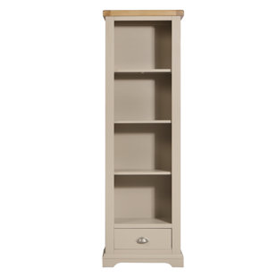 Slim White Bookcase Wayfair Co Uk Middletown Slim Bookcase