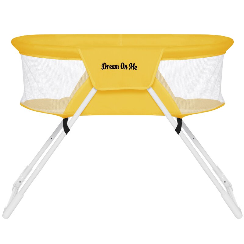 yellow bassinet