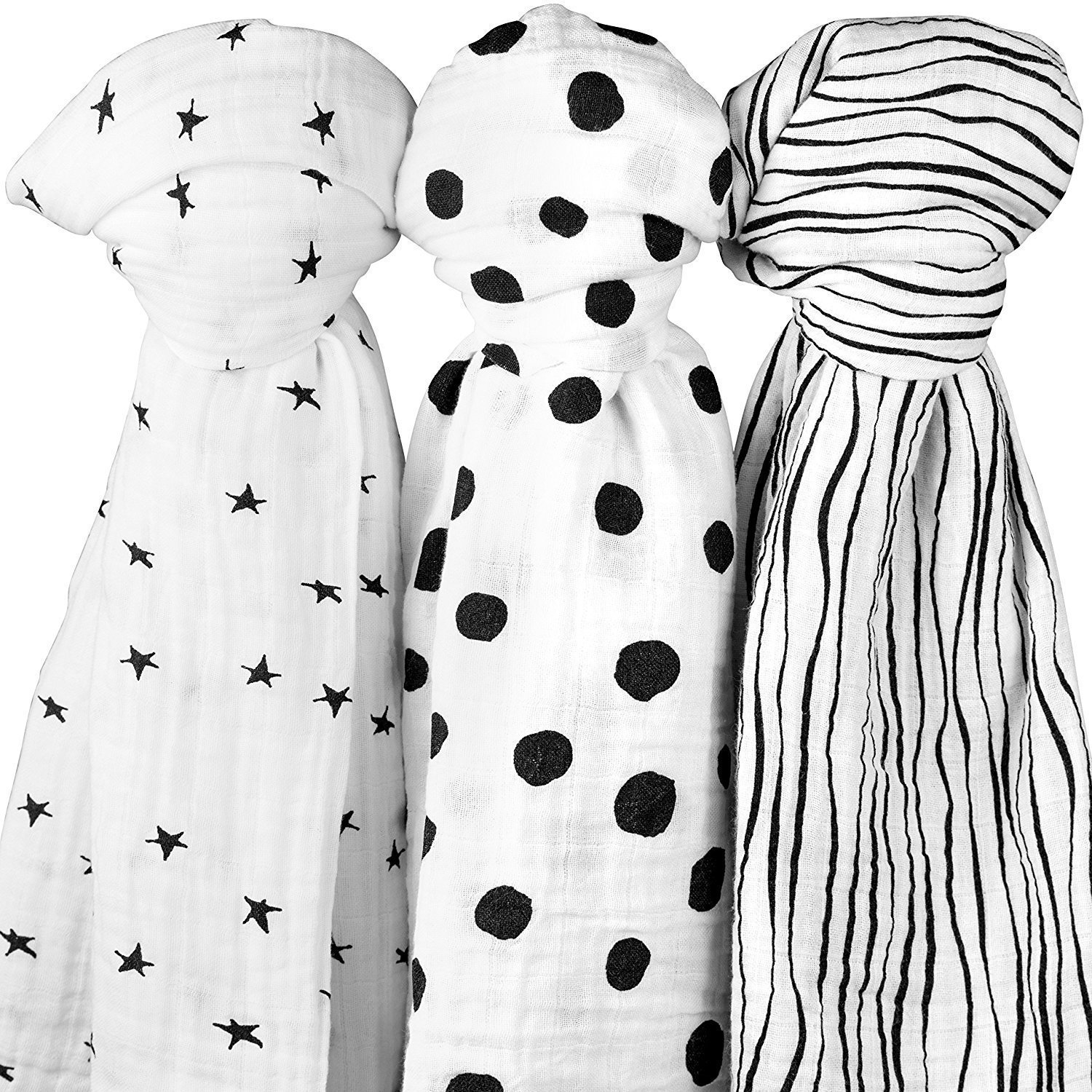 swaddle baby muslin