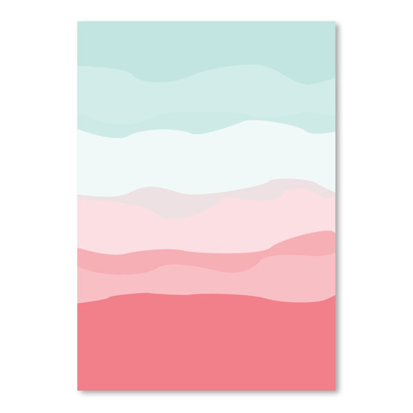 Mint Abstract Art Wayfair