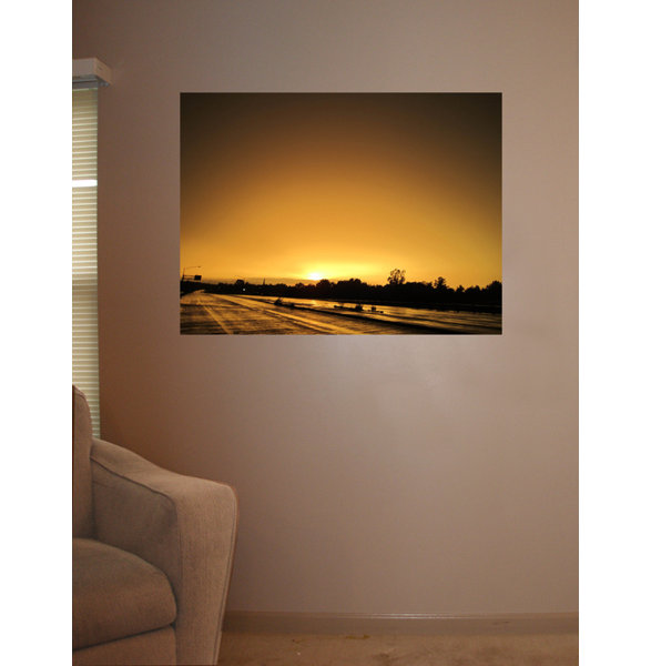 Ebern Designs Sunset Iii Wall Decal Wayfair