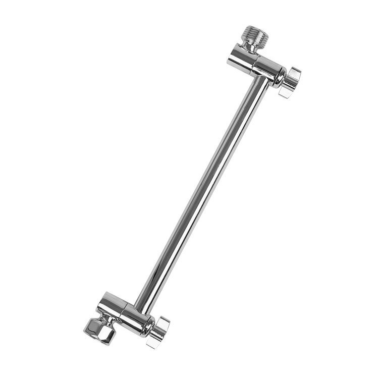 Shower Arm Extension w/ Lock Joints Shower Arm Polished Chrome Brass Arm Hot 