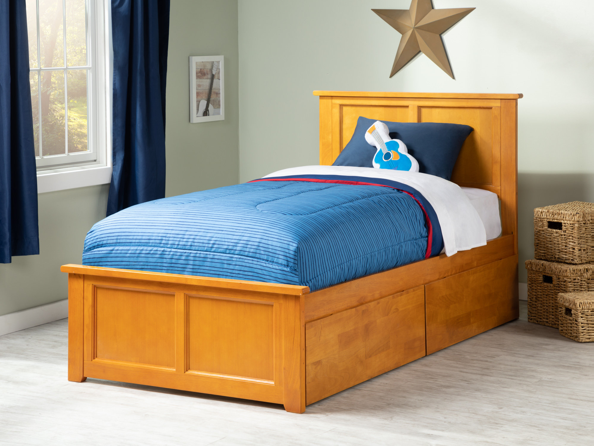 twin platform bed