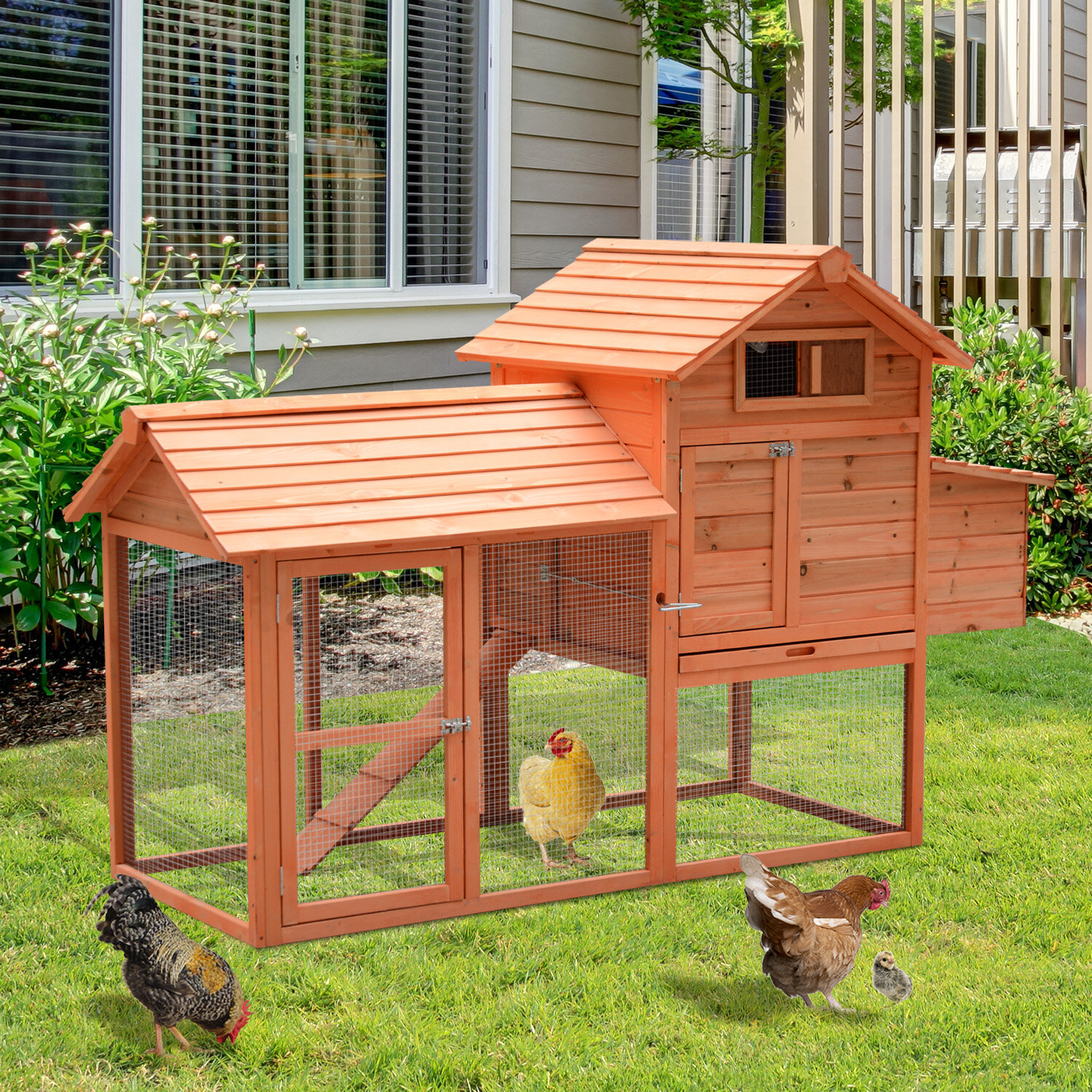 aosom-34-6-square-feet-chicken-coop-with-chicken-run-reviews