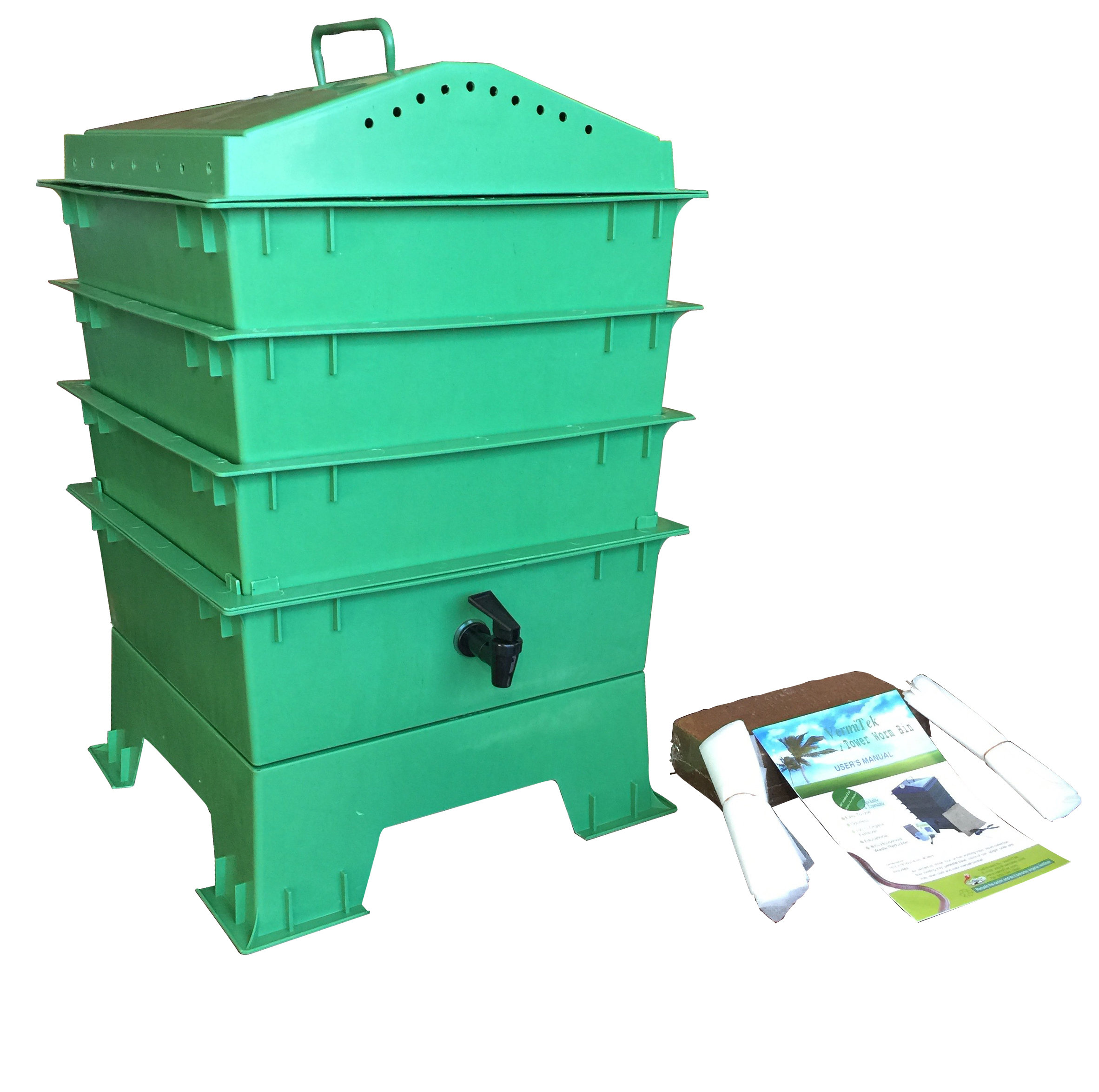 VermiTek 3Tray VermiHut 18 Gal. Worm Bin Set & Reviews Wayfair