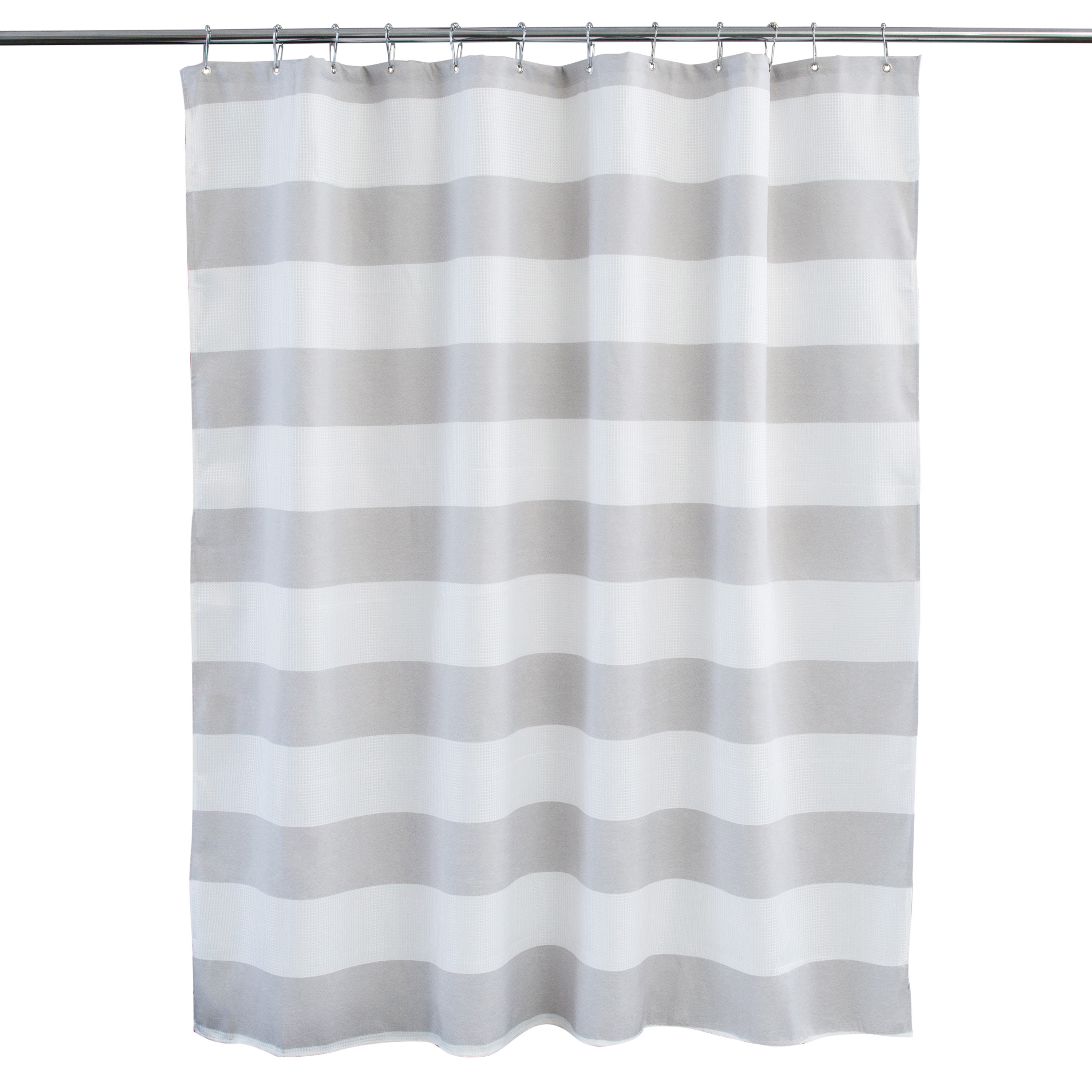 Elle Décor Jacquard Weave Shower Curtain In Grey Wayfair
