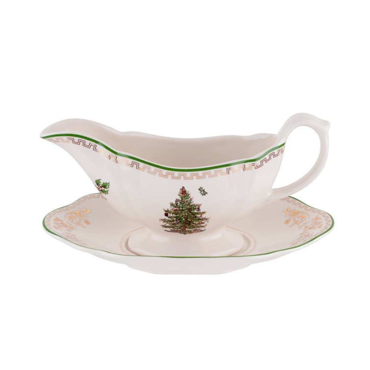 Spode Christmas Tree Gold Gravy Boat & Reviews Wayfair