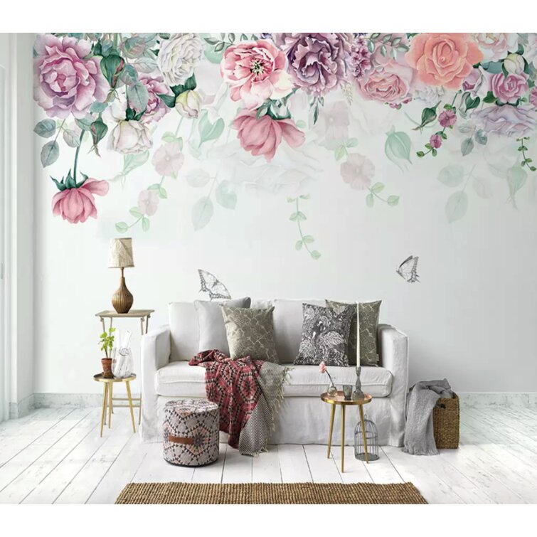 GK Wall Design Floral Wallpaper | Wayfair