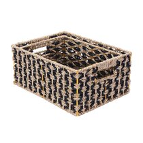 Set of 2 Home Decor Mesa Inspired Living Provence Stacking Storage Baskets 