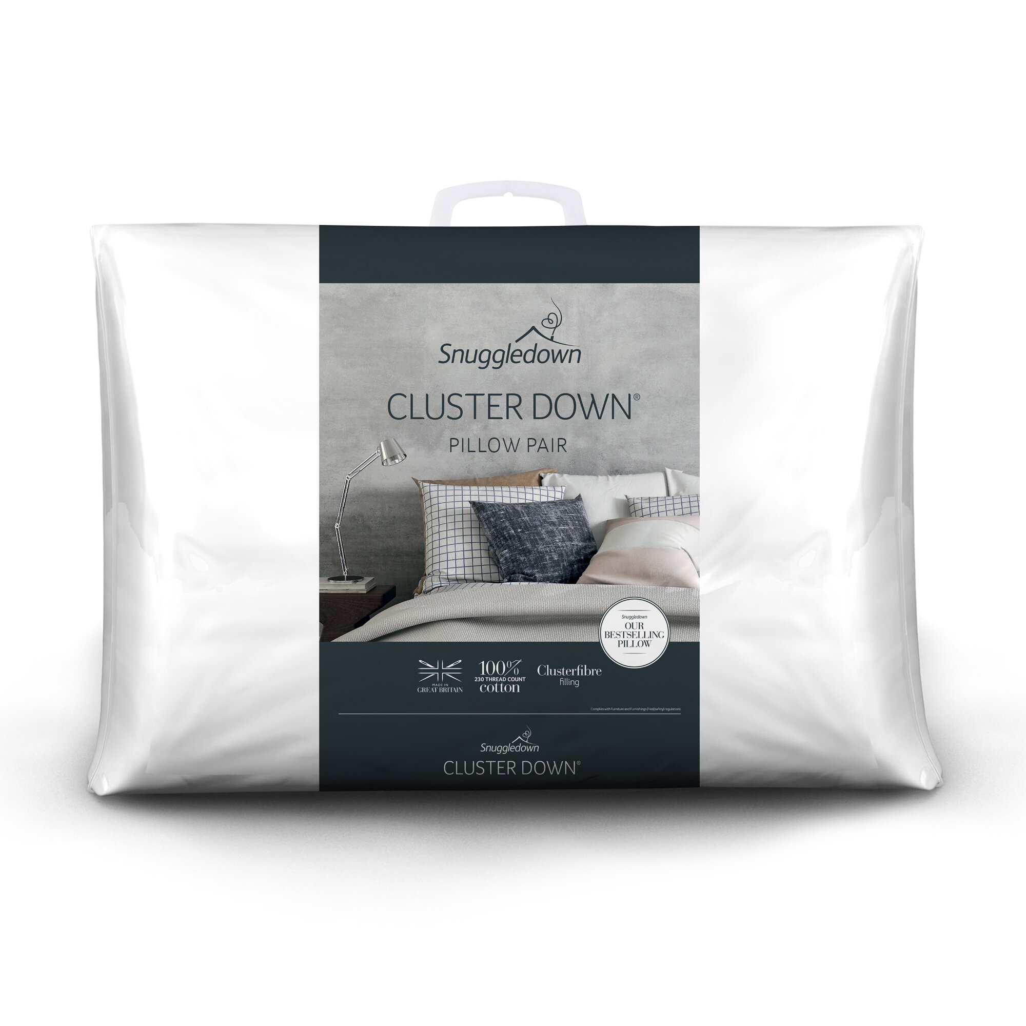 Snuggledown Clusterdown Medium Support Back Sleeper Pillow Reviews Wayfair Co Uk