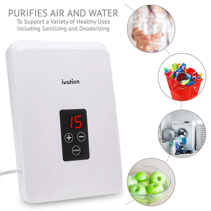 Ivation Portable Ozone Generator 600mg Per Hour Wayfair