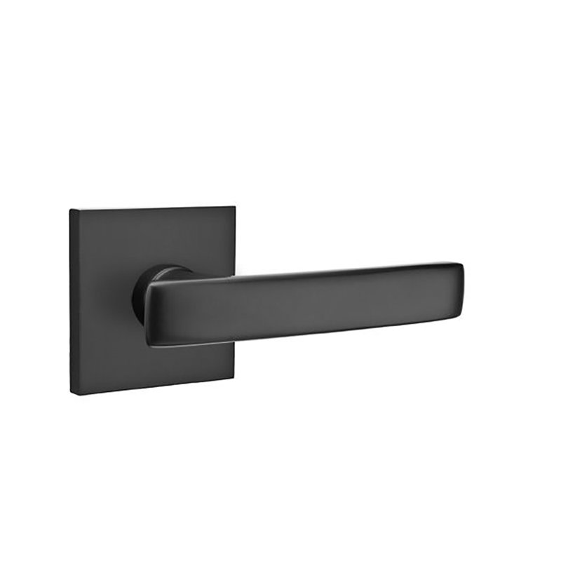 Emtek Privacy Geneva Lever With Square Rose Wayfair