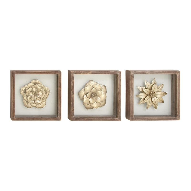 Greyleigh 3 Piece Metal And Wood Wall Decor Set Reviews Wayfair