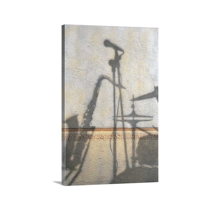 Canvas On Demand Jazz Instruments By Josep Cisquella Graphic Art