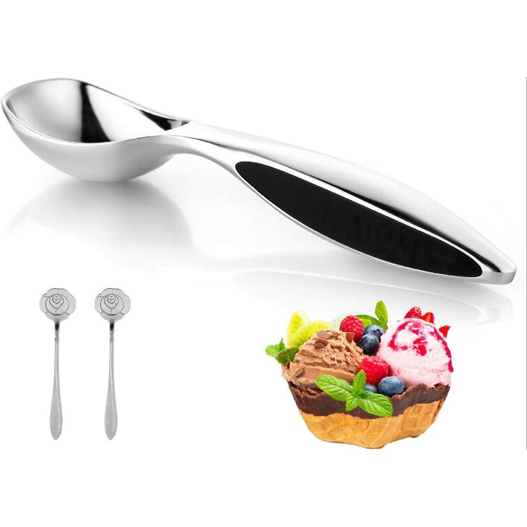 Alloy Ice Cream Scoop Ergonomic for Hard Ice Cream Dishwasher Ice Cream Spade