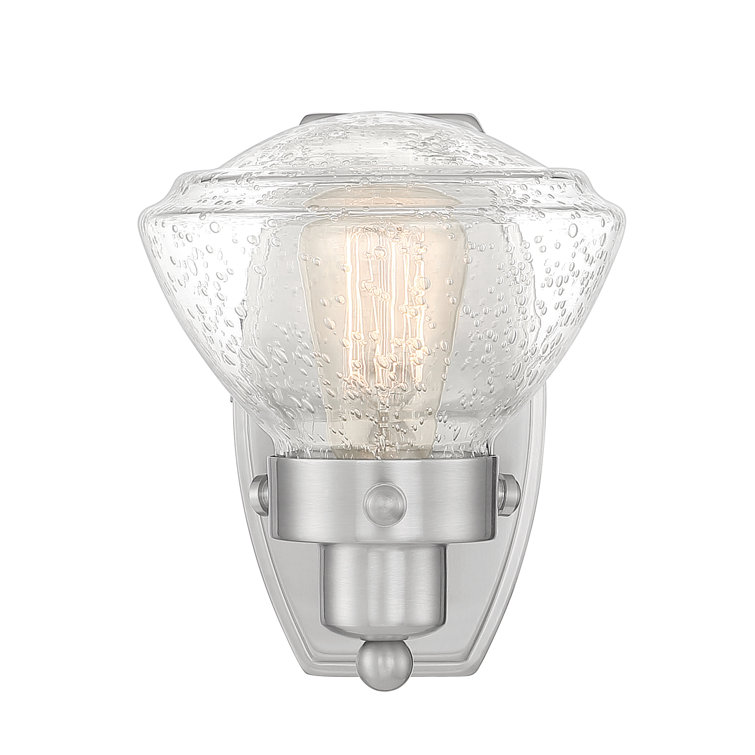Breakwater Bay Antonio 1 Light Dimmable Brushed Nickel Bath Sconce Wayfair