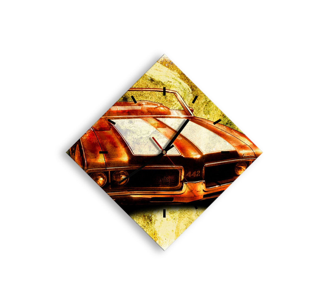 Williston Forge Geräuschlose Wanduhr Mickle Größe: 42 cm H x 42 cm B x 0,4 cm T