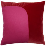 oversized red throw pillows