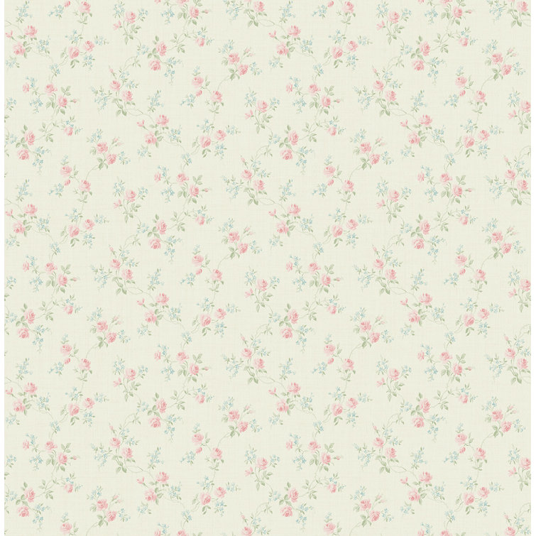 One Allium Way Milana Petite Rose 33 L X 5 W Wallpaper Roll Wayfair