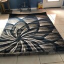 Ebern Designs Kimbrel Floral Area Rug in Blue/Grey/Ivory & Reviews ...