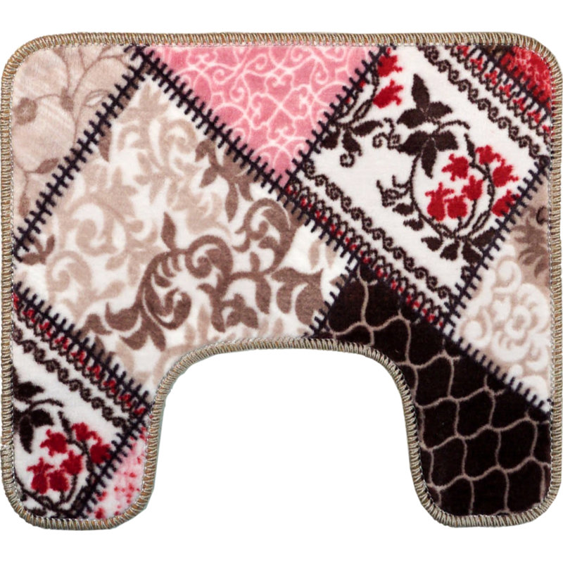 Winston Porter Tibbetts Print Absorbent Soft Bath Rug Set Reviews Wayfair