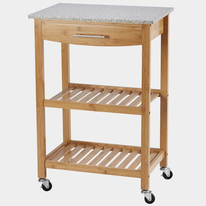 Cooks Professional Kitchen Trolley with Granite Top Wayfair.co.uk