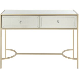 Trujillo Metal And Mirror Console Table By Mercer41