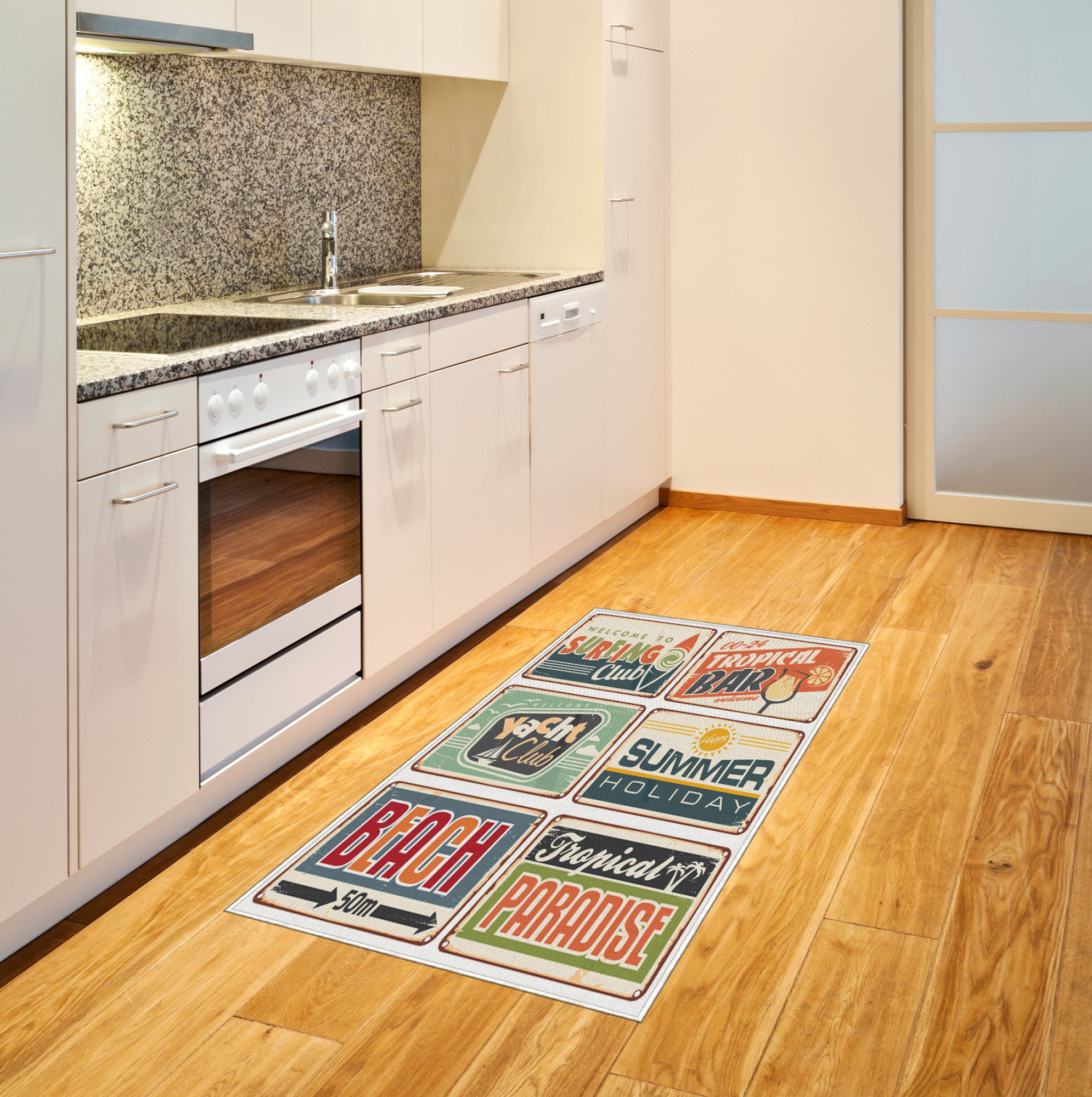 East Urban Home Ambesonne Retro Area Rug Summer Holiday Vintage