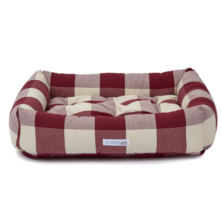 buffalo check dog bed