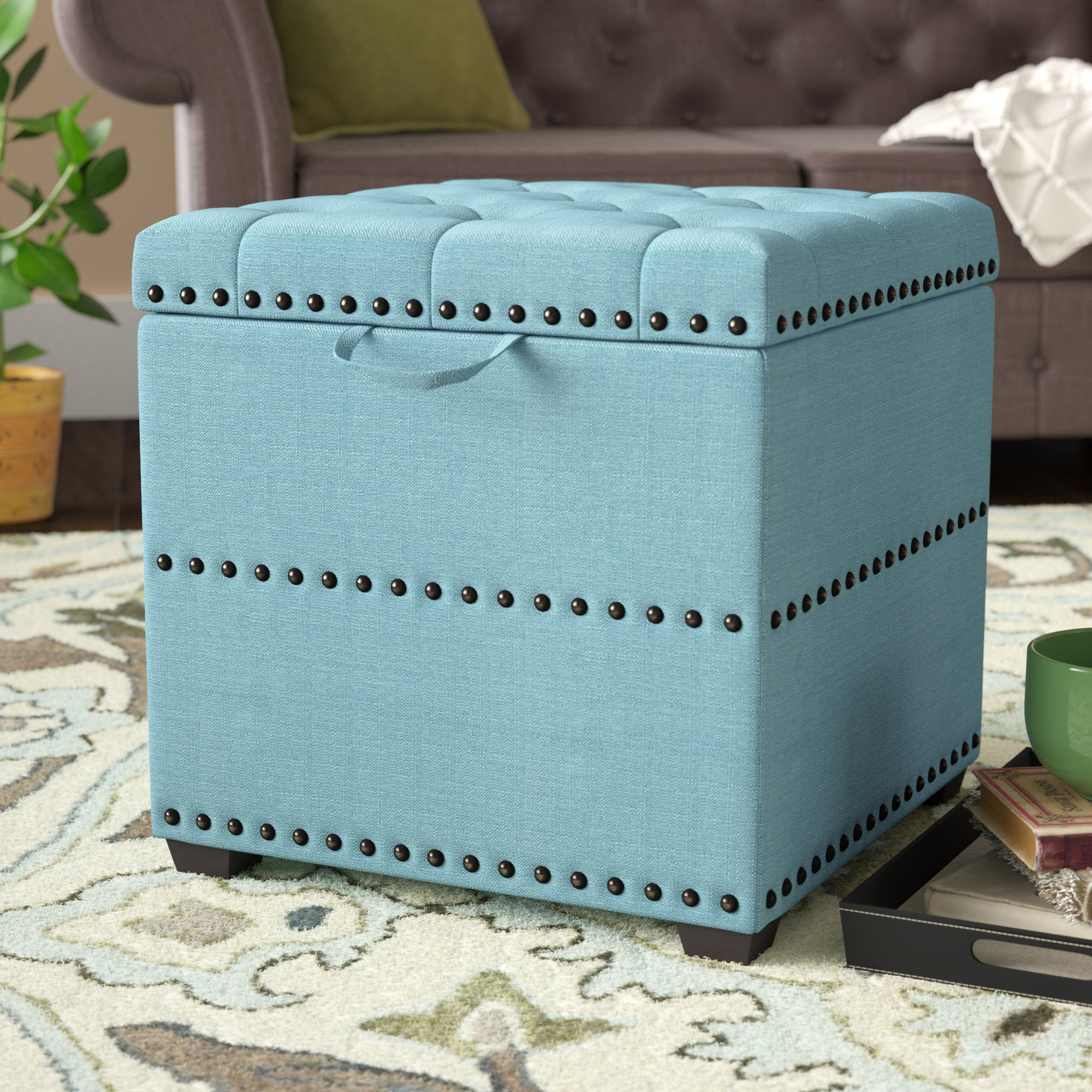 Winston Porter Sierra Tufted Storage Ottoman Reviews Wayfair Sierra Tufted Storage Ottoman