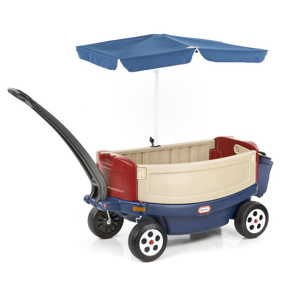 little tikes blue wagon