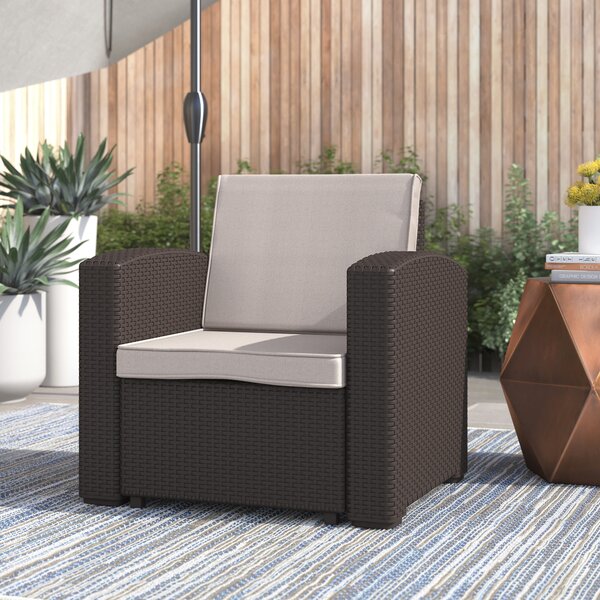 faux rattan garden sofa