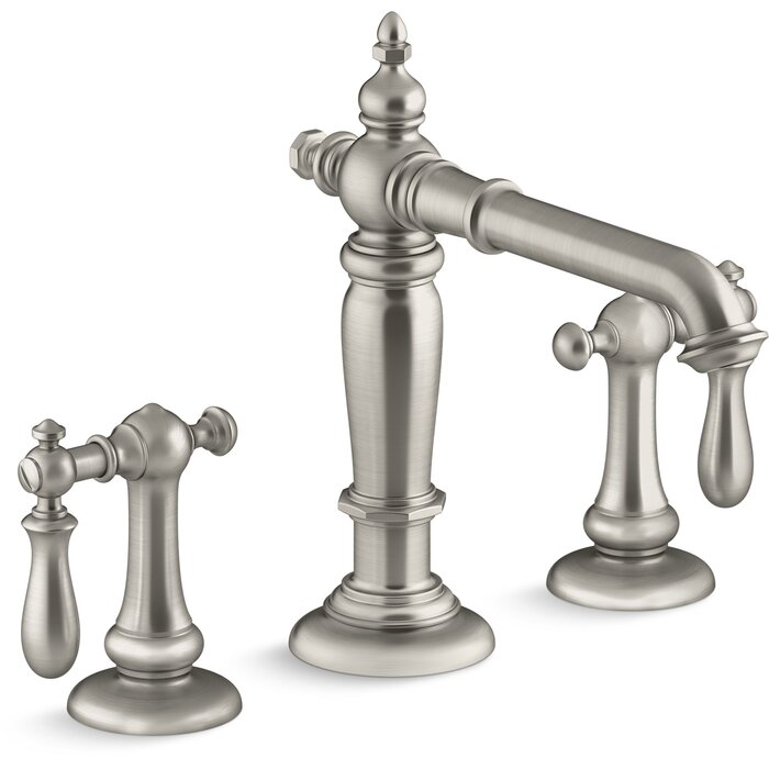 K-72760-CP,VNT,BN Kohler Artifacts® Widespread Bathroom Faucet with ...