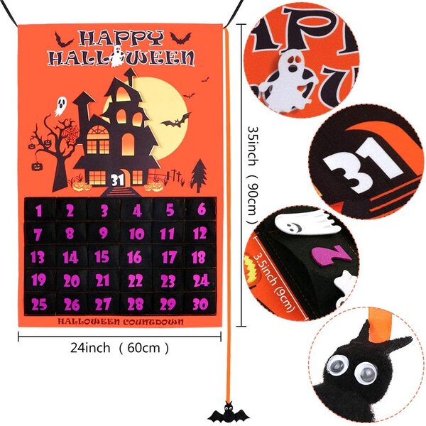 The Holiday Aisle® Halloween Advent Calendar 2021, 31 Days Halloween ...