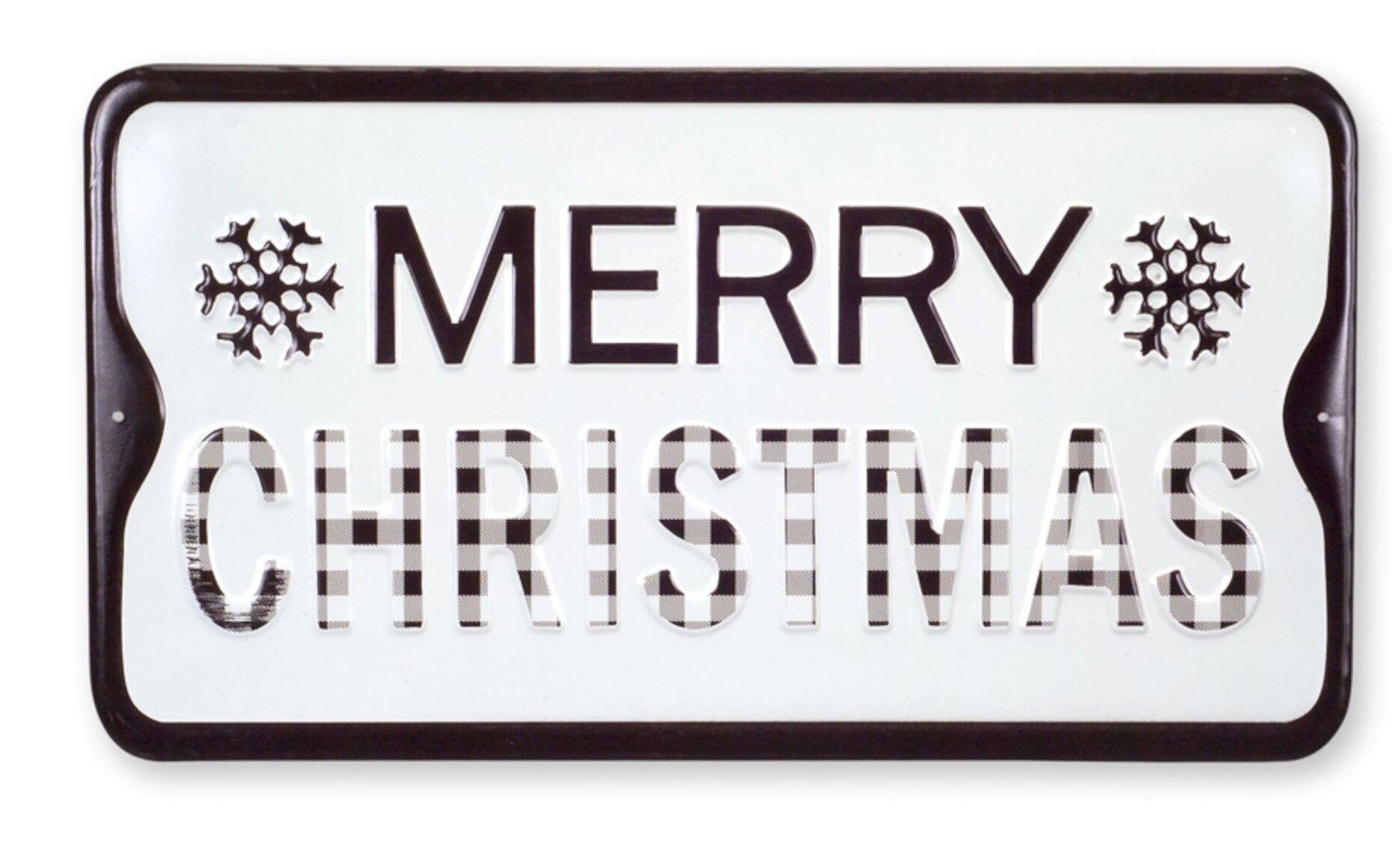 The Holiday Aisle Merry Christmas Sign Set Of 2 23 75 L X 13 25 H Wood Metal Wayfair